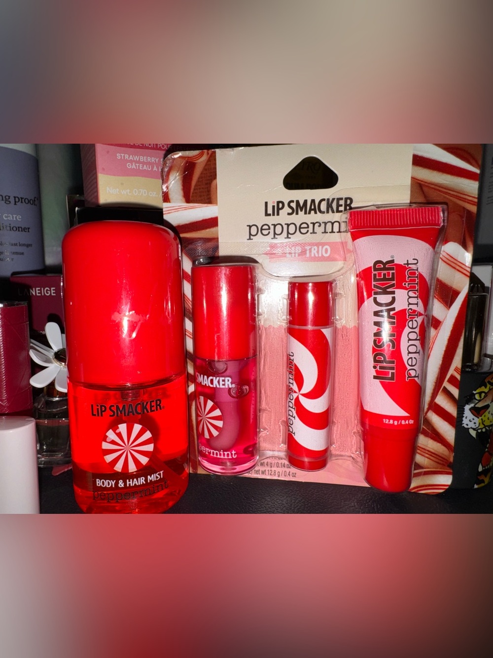 Peppermint 4pc Lip Smacker set